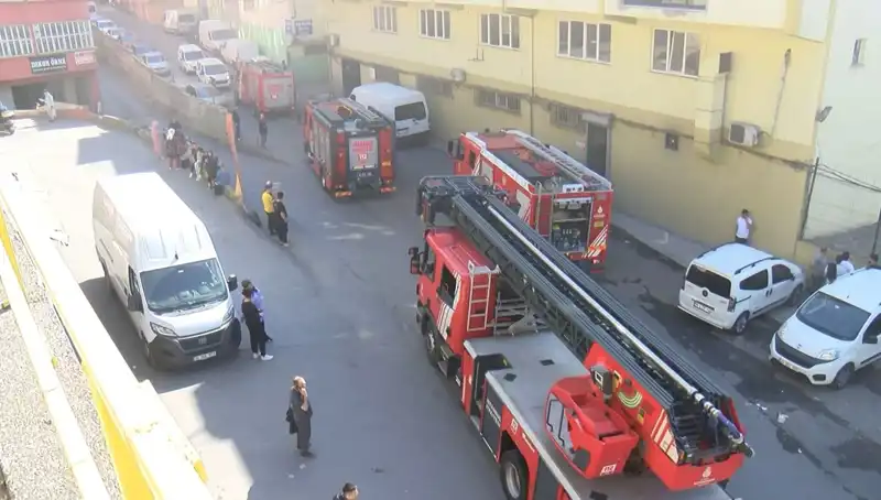 İstanbul Tekstil Atölyesinde Gecenin Karanlığında Yangın Çıktı!