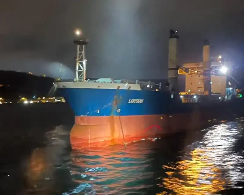 İstanbul Boğazı'nda Kuru Yük Gemisi Arızası, Trafiği Felç Etti!