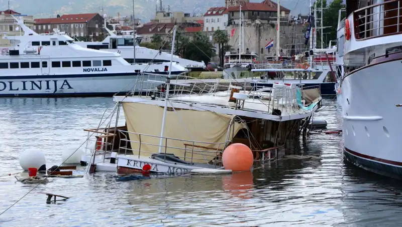 Hırvatistan’da Şiddetli Yağış ve Fırtına: Felaketlere Davetiye Çıkaran Olaylar