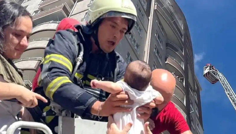 Kayseri'de 14 Katlı Binada Korkutan Yangın: Hemşehrilerini Endişelendirdi