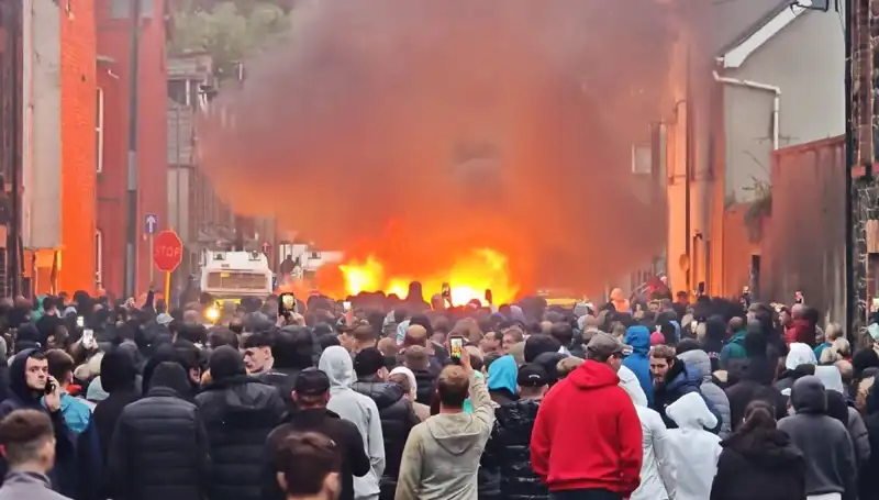 Kuzey İrlanda’da Cinsel Saldırı Protestoları: Sokaklarda Yangın ve Öfke
