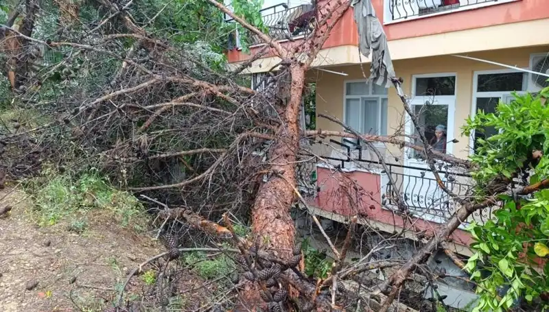 Yağışlara Dayanamayan Bina, Devrilerek Büyük Bir Facia Yaratıyor