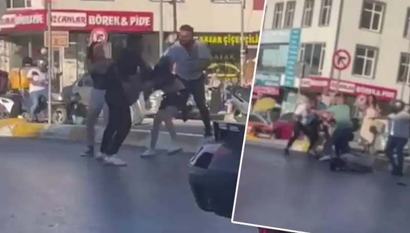 Esenyurt'ta Motosikletli İki Kadına Yapılan Şiddet Olayı Şok Ediyor