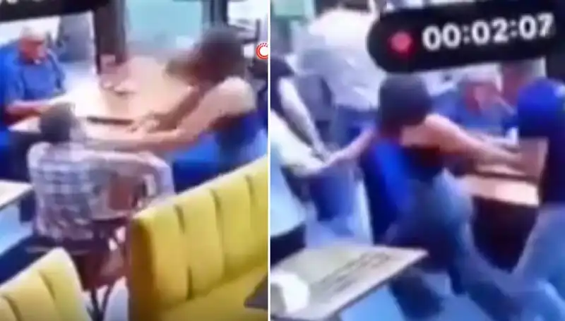Garsona Tokat Atan Müşteri, Dayakla İhtilafı Feshedildi!