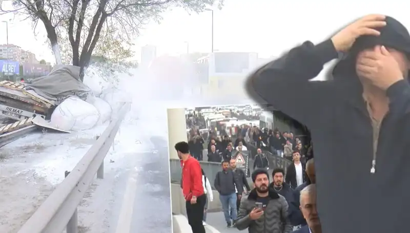D-100 Karayolu'nda Alçı Yüklü TIR Kazası: Trafik Durma Noktasına Geldi