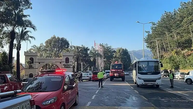 Muğla’da Lüks Otelde Korkutan Yangın: 200 Müşteri Tahliye Edildi