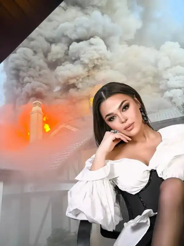 Aslıhan Karalar'ın Evi Yandı, Ünlü Oyuncu Hastaneye Kaldırıldı