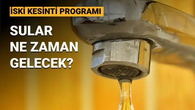İstanbul'da Su Kesintisi Programı: 3 Mayıs'ta Hangi Bölgeler Etkilenecek?