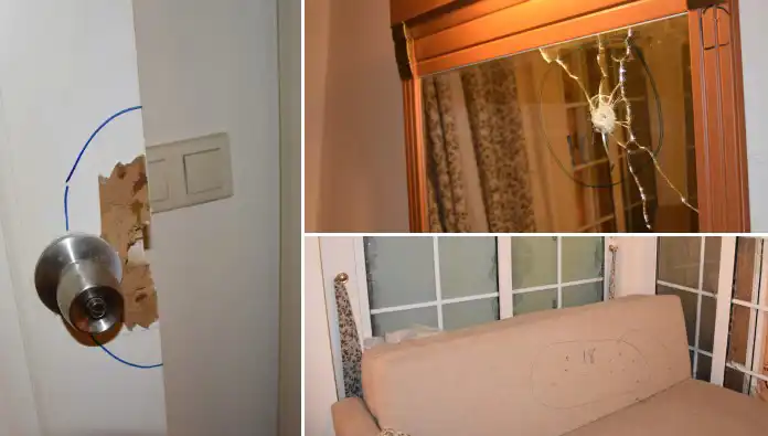 FETÖ'cü Suikast Timine Ait Saldırının İzleri Otel'de Hala Aşikar