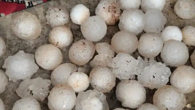Şanlıurfa'da Kar Topu Büyüklüğünde Dolu Yağışı Şoku