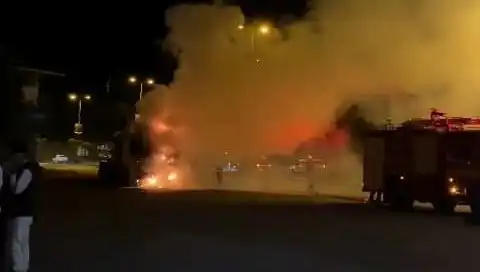 Zonguldak’ta Seyir Halindeki TIR'da Dehşet Anları: Alev Alev Yandı!